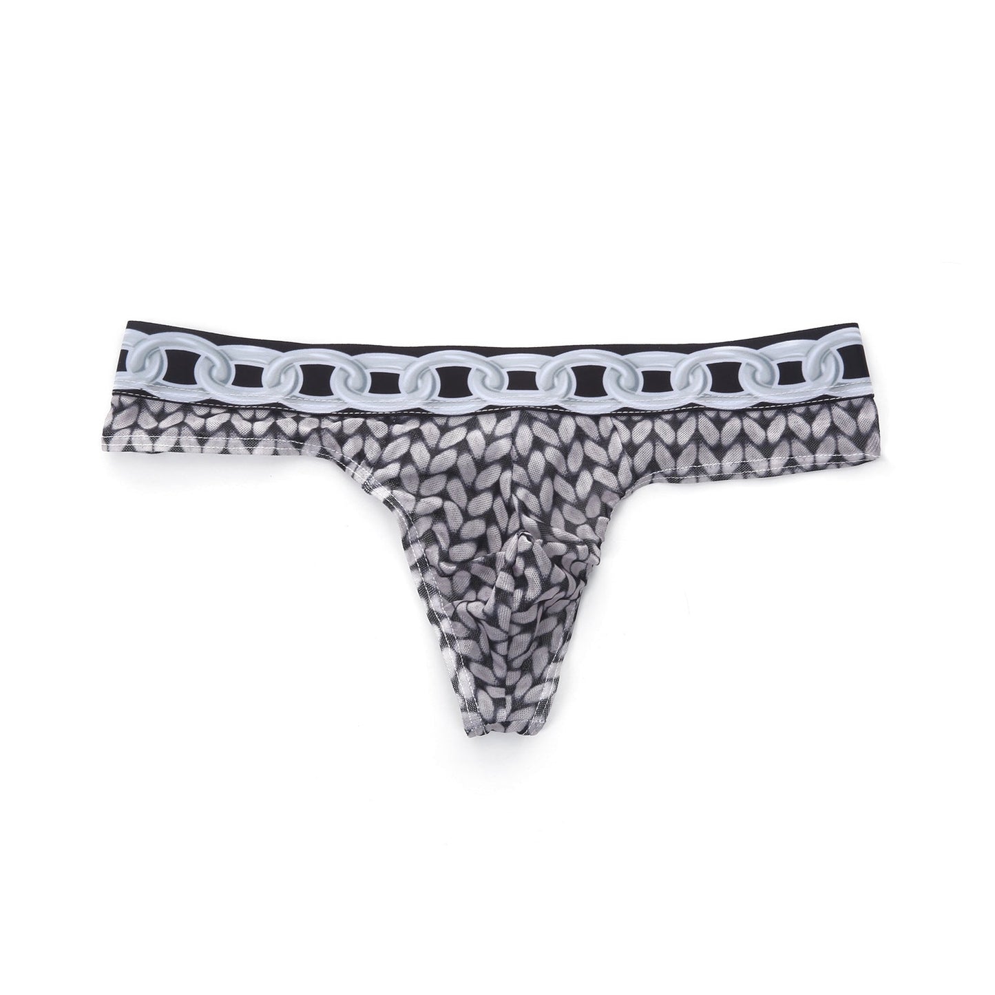 ZD Trendy Waistband Printed Thong
