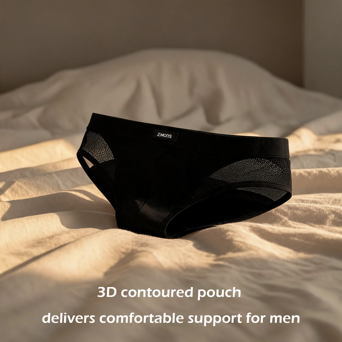 Mechanical style paneled briefs