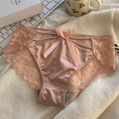 QS Angel Wings Hollow Lace Panties (4 Packs)