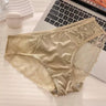 QS Luxury Sexy Lace Satin Panties