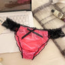 QS Playful Sweetheart Satin Briefs