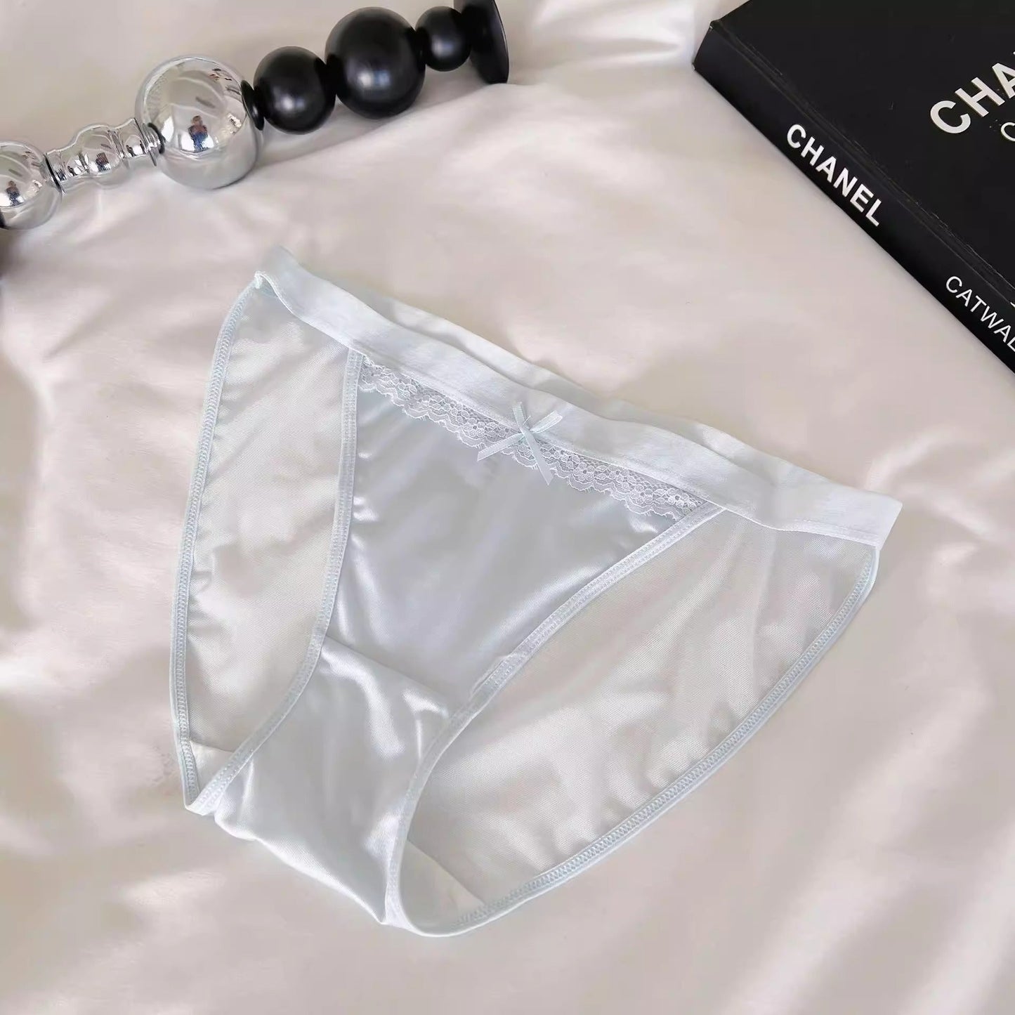 QS Satin High-slit Panties