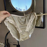 QS Rhinestone-studded Silk Satin Briefs