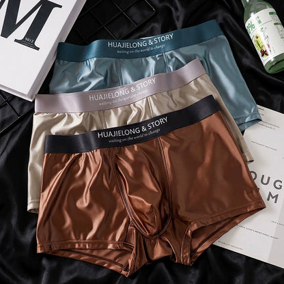 QS Luxury Satin Cooling Boxer Briefs