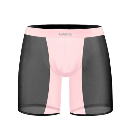 QS Ultra-thin Transparent Sexy Sport Boxer Briefs