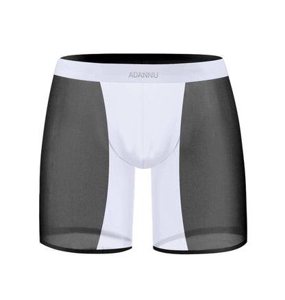 QS Ultra-thin Transparent Sexy Sport Boxer Briefs