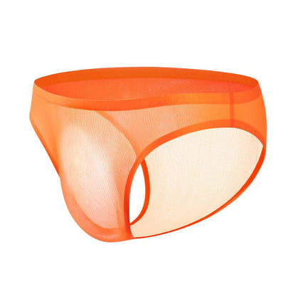 QS Semi-transparent Ice Silk Breathable Briefs