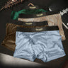 QS Glossy Striped Breathable Boxer Briefs
