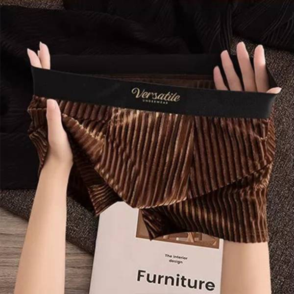 QS Glossy Striped Breathable Boxer Briefs