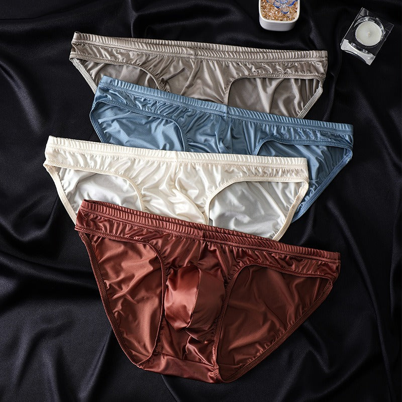 QS Luxury Satin Ice Silk Briefs