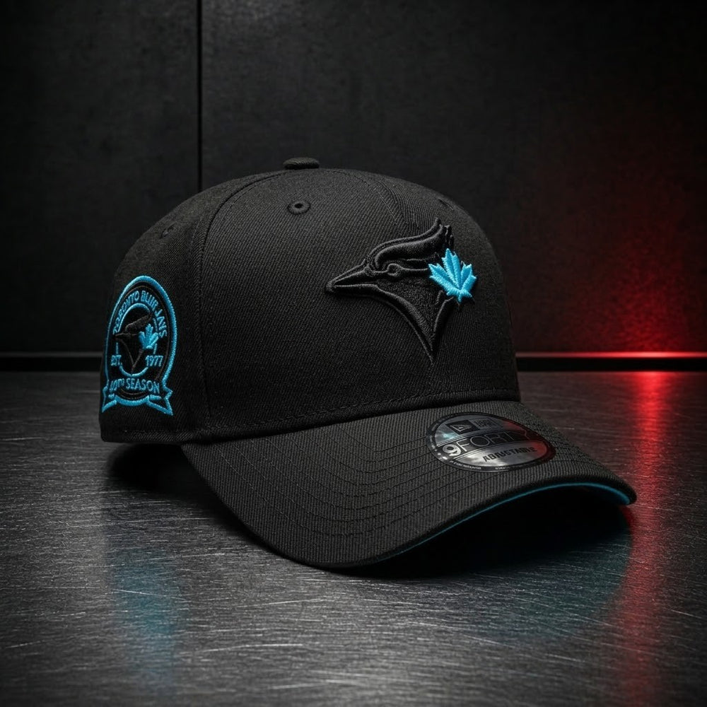 Midnight Bluebird Embroidered Cap