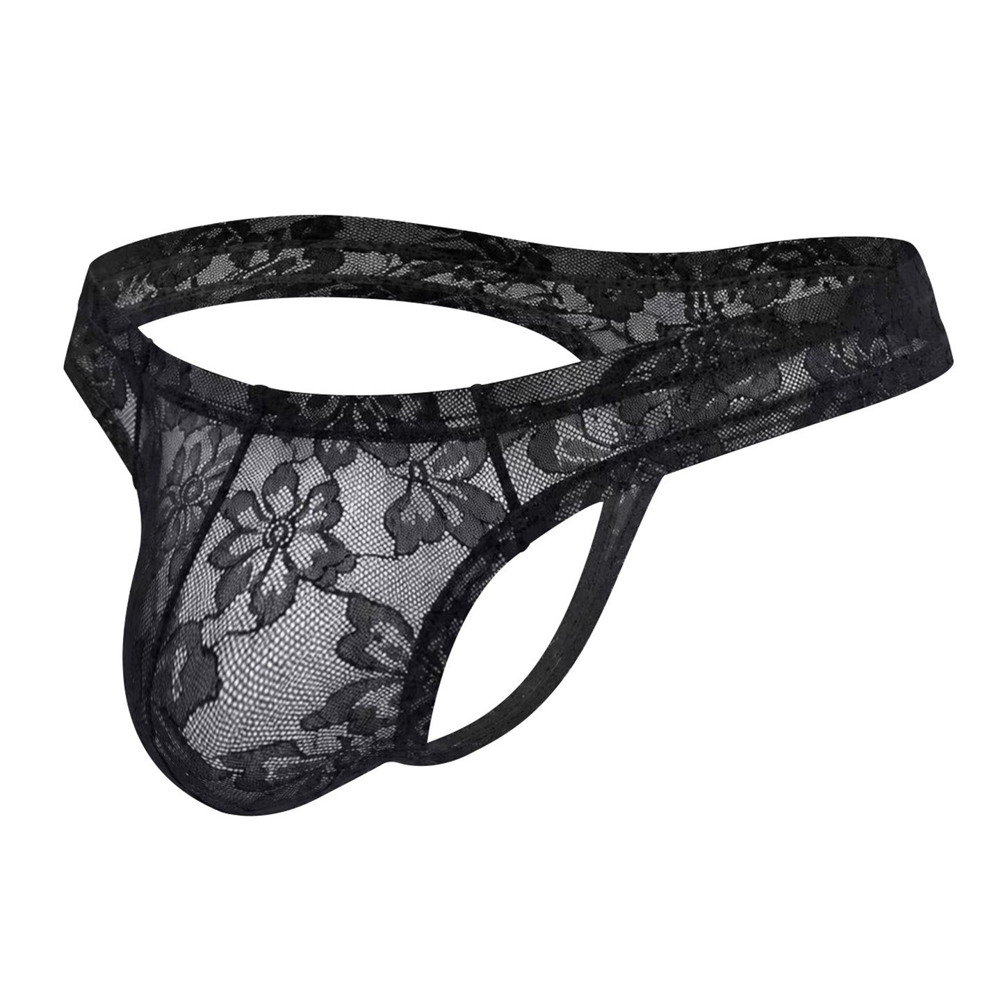 QS Lace See-through Sexy Briefs