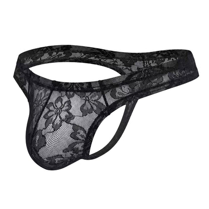 QS Lace See-through Sexy Briefs