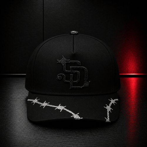 Black Angel Barbed Wire Cap
