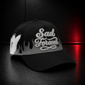 Black Crying Angel Flame Cap
