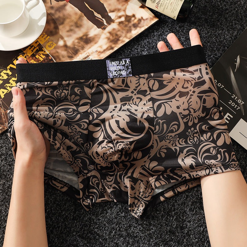 QS Baroque-style Stretchy Breathable Boxer Briefs