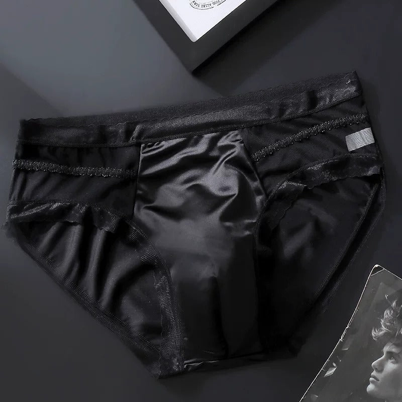 QS Sexy Lace Breathable High-elasticity Briefs