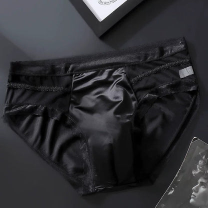 QS Sexy Lace Breathable High-elasticity Briefs