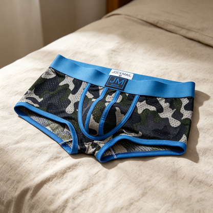 Camo Ice‑Silk Mesh Boxer Briefs