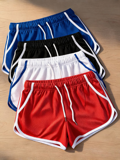 Breathable Mesh Athletic Shorts
