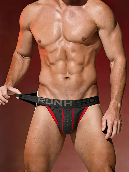 Men's High-Cut Mesh Bikini