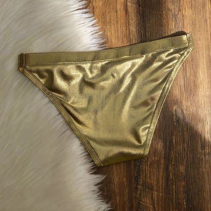 Satin Triangle Panties Bikini