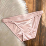 Satin Triangle Panties Bikini