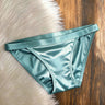 Satin Triangle Panties Bikini