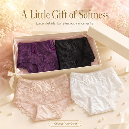 QS Double-sided Bow Lace Panties