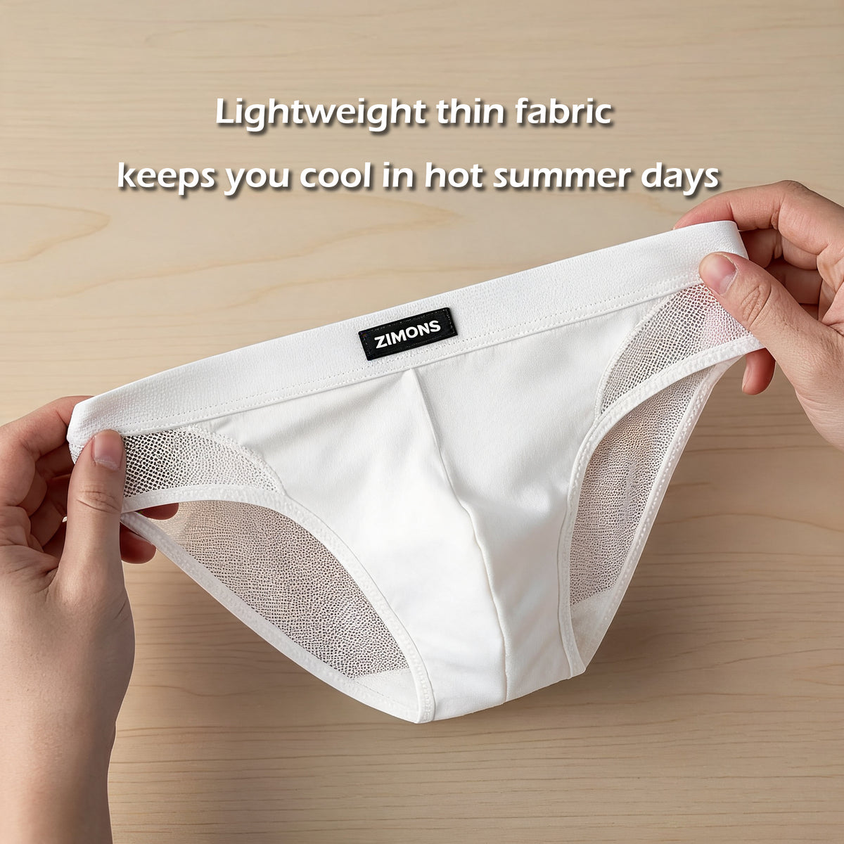 Mechanical style paneled briefs