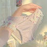 QS Rose Lace Trim Briefs