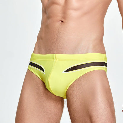 QS Sexy Cutout Transparent Beach Briefs