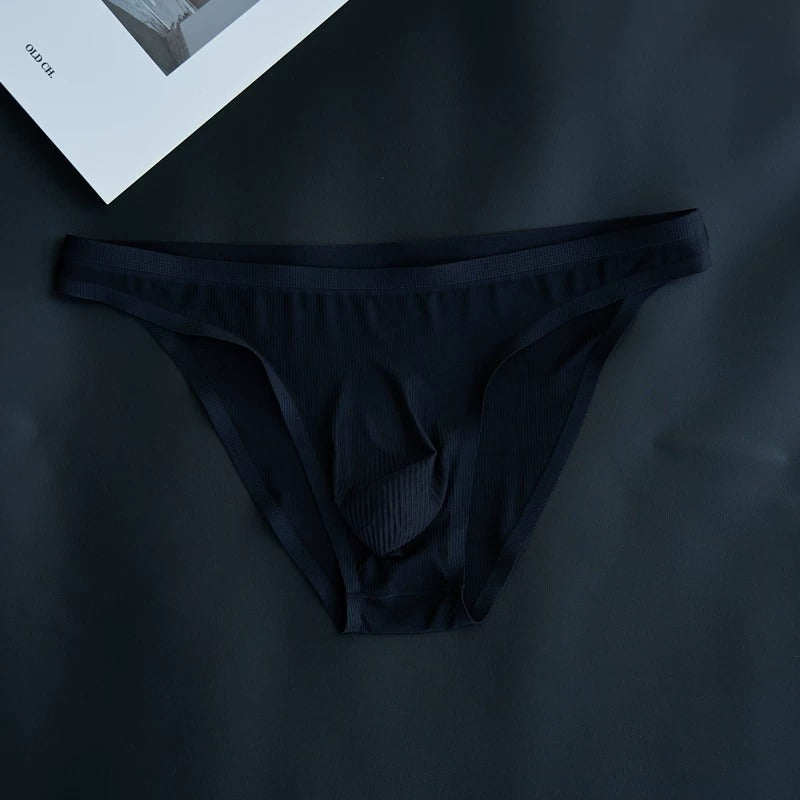 QS Semi-transparent Ice Silk Breathable Briefs