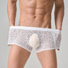 QS Sexy Lace Mesh Boxer Briefs