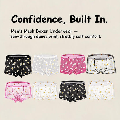 ZD Sheer Daisy Boxer Briefs