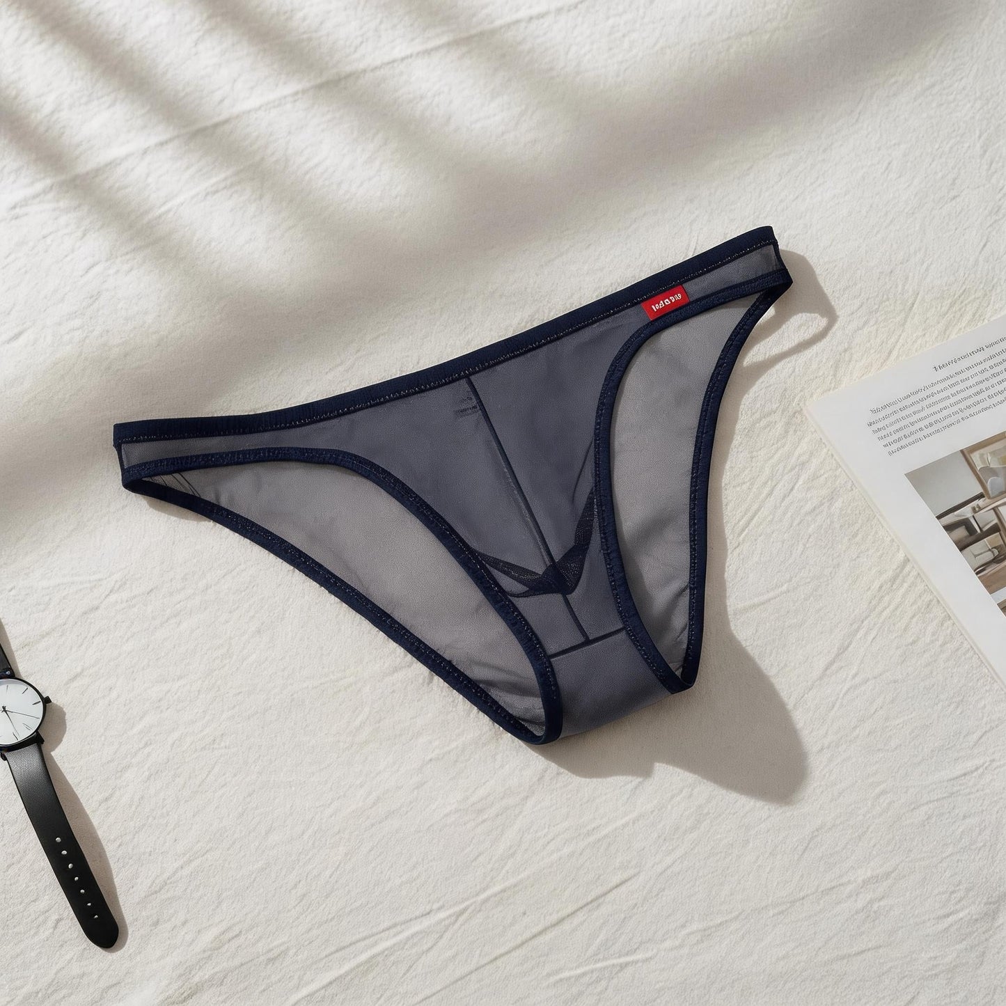 QS Sheer Ultra-thin Mesh Briefs