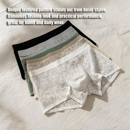 QS Sexy Lace Mesh Boxer Briefs