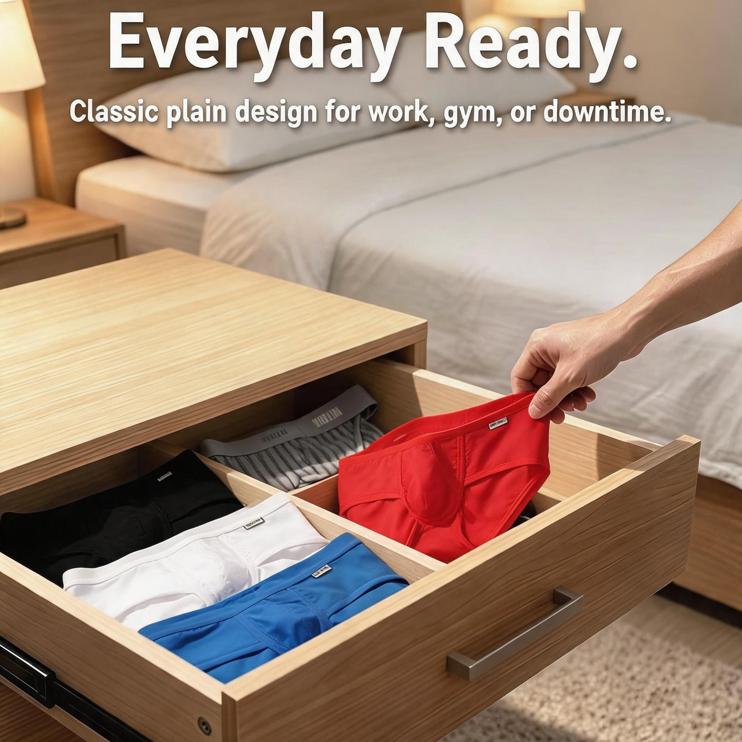 Separated Ergonomic Pouch Boxer Briefs