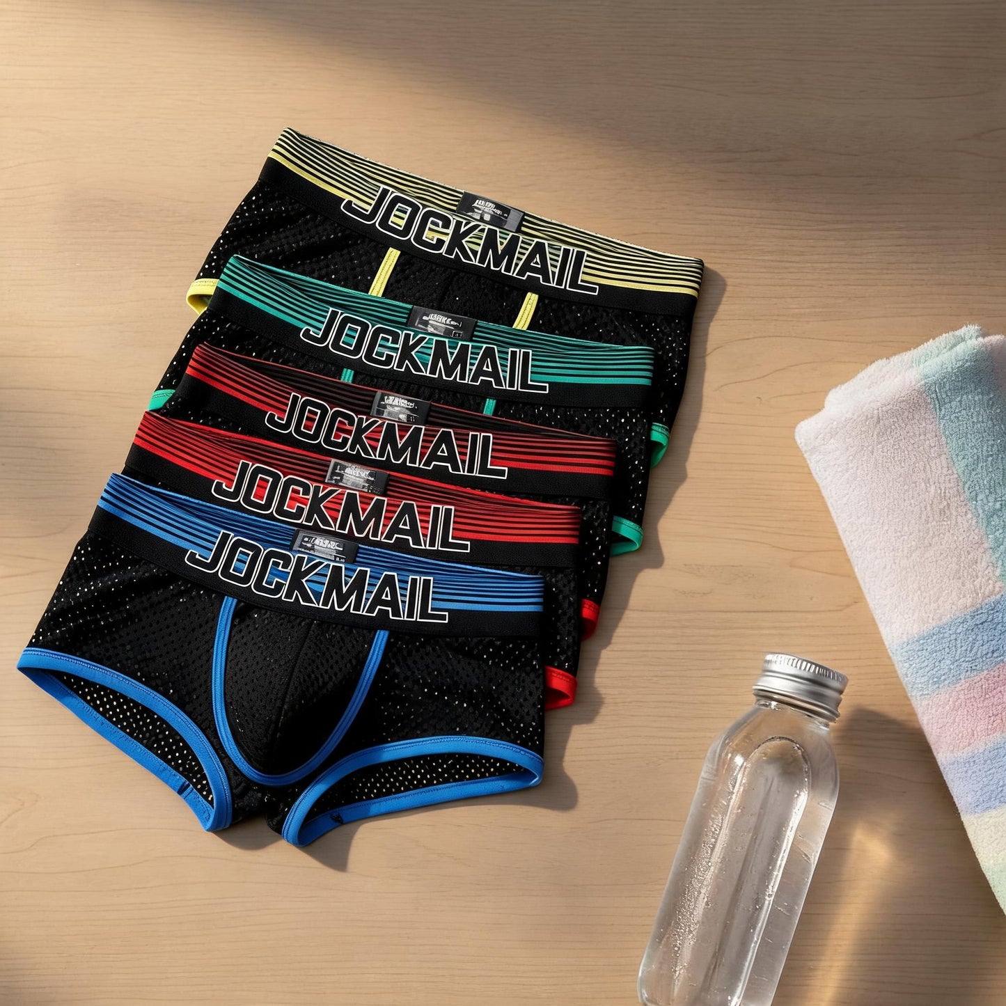Sport Mesh Breathable Low Rise Boxer Briefs