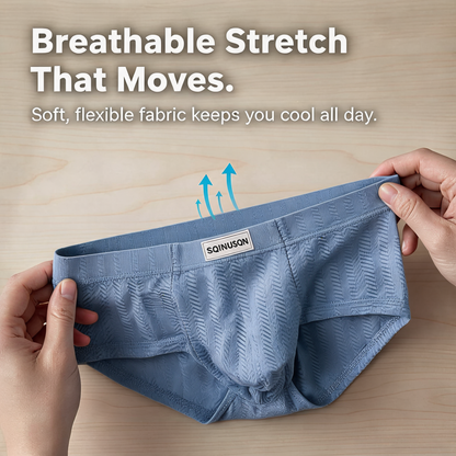 Embossed Texture Quick‑dry Boxer Briefs