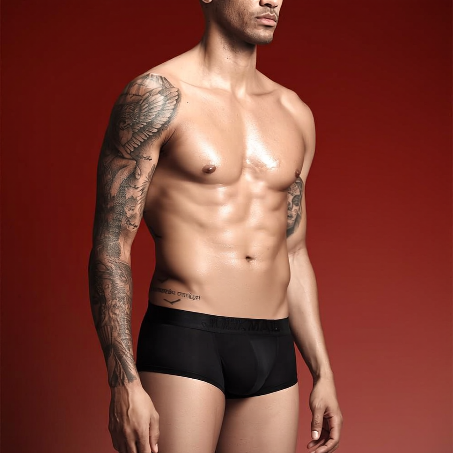 Seamless Mesh Pouch Boxer Briefs