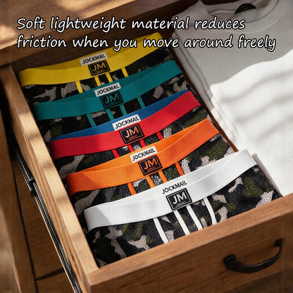 Camouflage Mesh Breathable Men’s Boxer Briefs