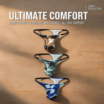 Men's Camouflage Thong Bikini