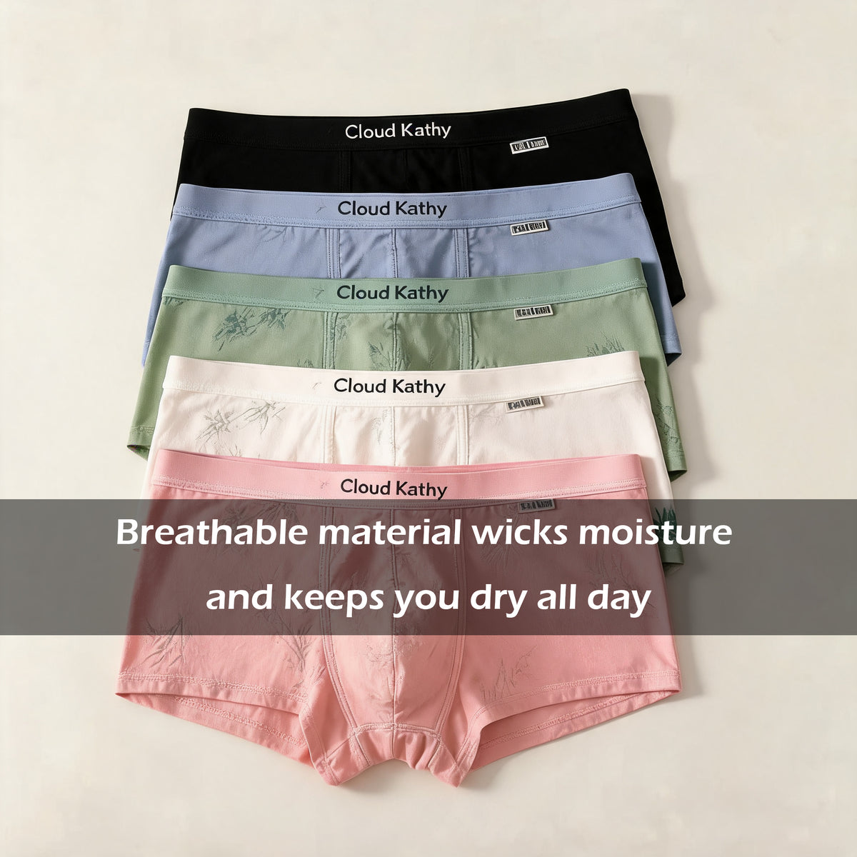 Bamboo Jacquard Men's Boxer Briefs