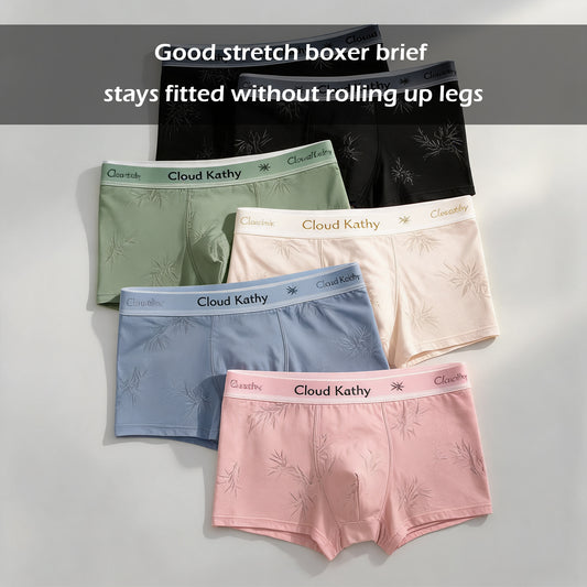 Bamboo Jacquard Men's Boxer Briefs