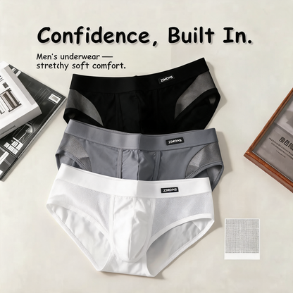 Mechanical style paneled briefs