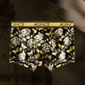 Luxurious Vintage Floral Print Men's Boxer Briefs