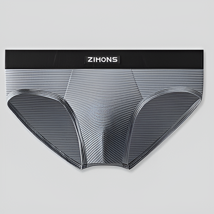 Men's Striped Texture Briefs