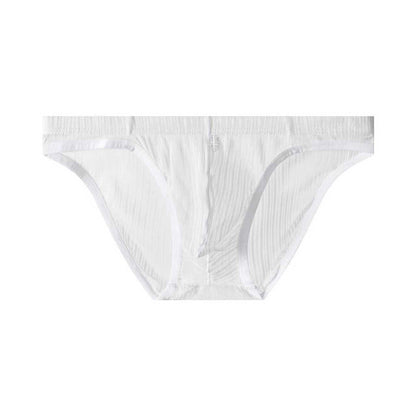 Transparent vertical striped briefs