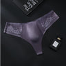 ZD Satin Lace Patchwork Thong